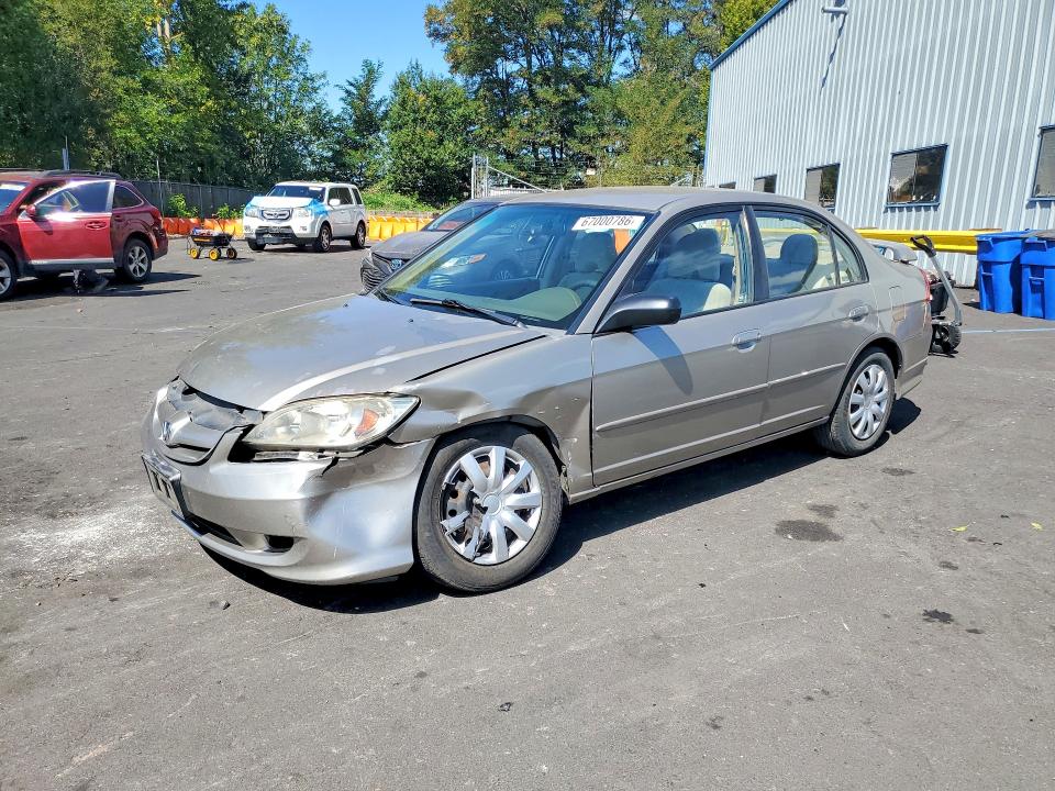 Auction sale of the 2005 Honda Civic, vin: 2HGES165X5H591015, lot number: 67000786