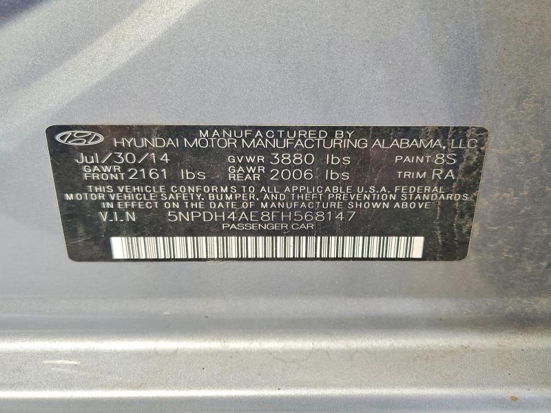 Продаж на аукціоні авто 2015 Hyundai Elantra, vin: 5NPDH4AE8FH568147, номер лоту: 66131886