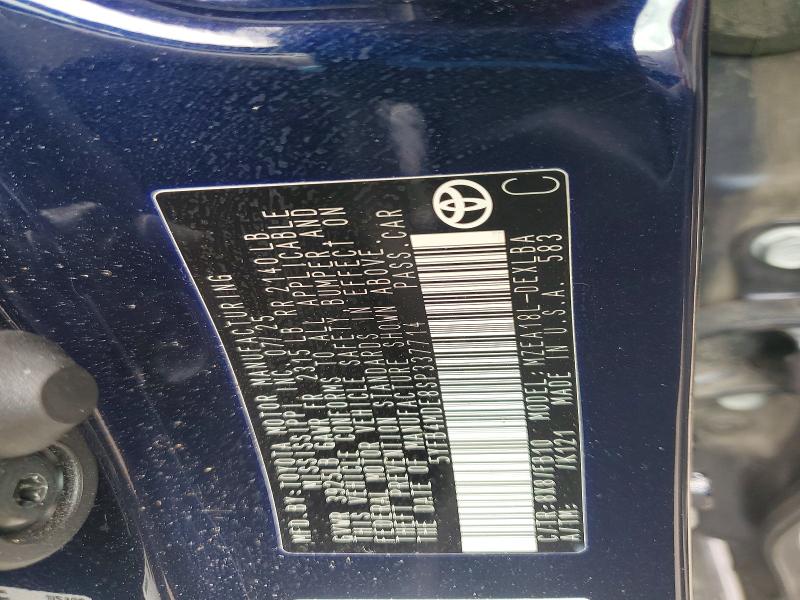 Продажа на аукционе авто 2025 Toyota Corolla, vin: 5YFB4MDE8SP337714, номер лота: 65663586
