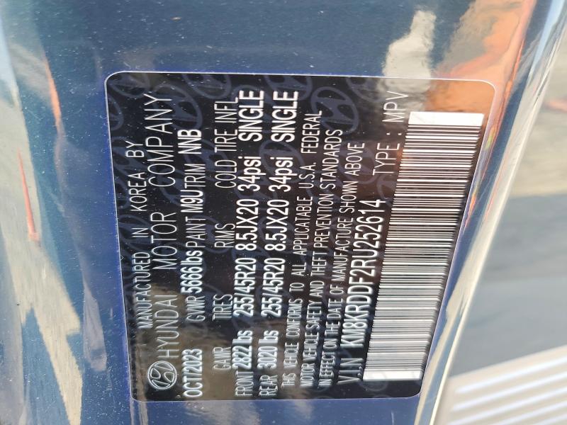 2024 Hyundai Ioniq 5 მანქანა იყიდება აუქციონზე, vin: KM8KRDDF2RU252614, აუქციონის ნომერი: 66312086