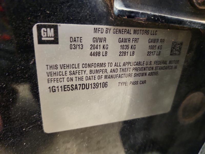 Aukcja sprzedaży 2013 Chevrolet Malibu, vin: 1G11E5SA7DU139106, numer aukcji: 64620976