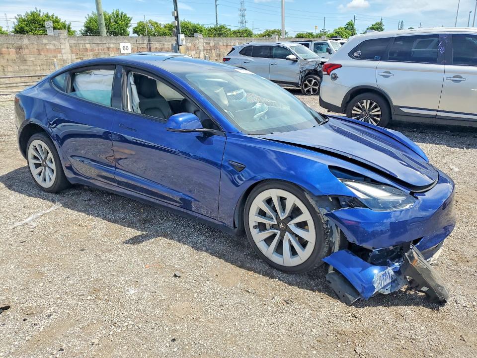 Aukcja sprzedaży 2022 Tesla Model 3, vin: 5YJ3E1EA2NF372292, numer aukcji: 66245136