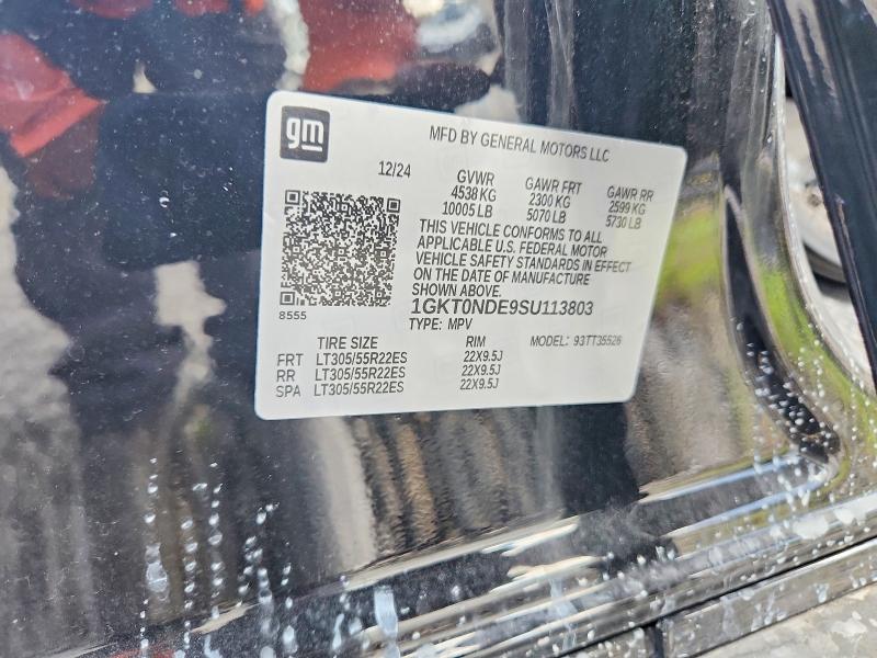 Aukcja sprzedaży 2025 Gmc Hummer Suv, vin: 1GKT0NDE9SU113803, numer aukcji: 51444056