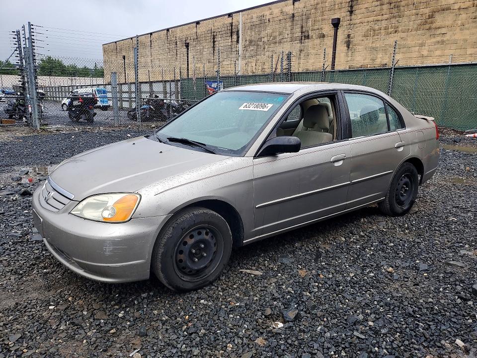 2003 Honda Civic მანქანა იყიდება აუქციონზე, vin: 2HGES16523H522560, აუქციონის ნომერი: 63218096