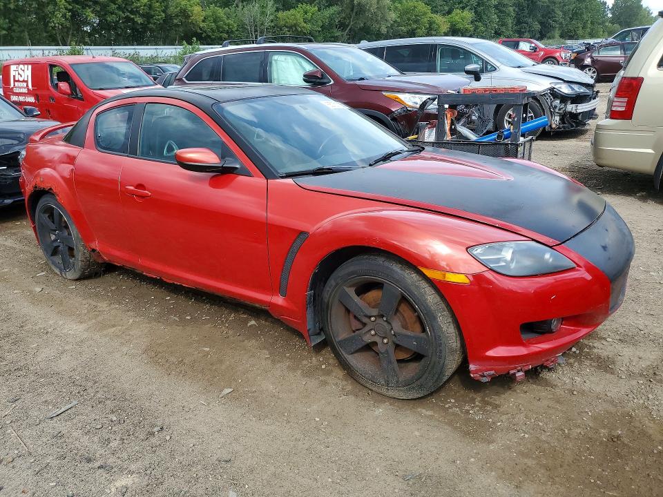 65701736 :رقم المزاد ، JM1FE17N640104968 vin ، 2004 Mazda Rx8 مزاد بيع