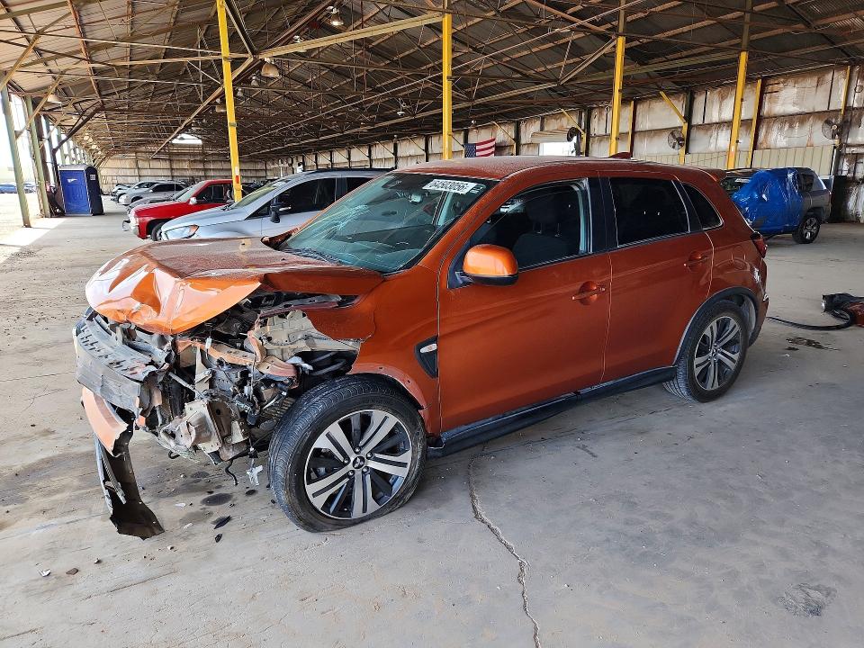 2022 Mitsubishi Outlander Sport მანქანა იყიდება აუქციონზე, vin: JA4APUAU2NU016140, აუქციონის ნომერი: 64503056