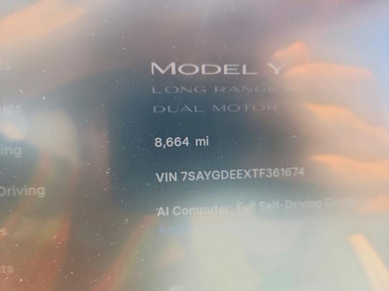 Продаж на аукціоні авто 2026 Tesla Model Y, vin: 7SAYGDEEXTF361674, номер лоту: 65391136