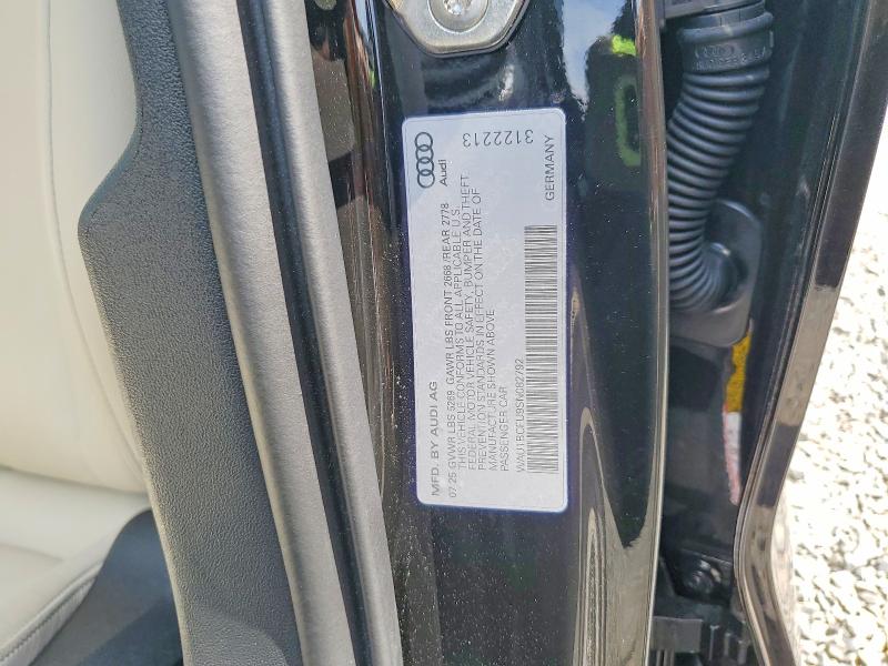 63968176 :رقم المزاد ، WAU1BCFU9SN082792 vin ، 2025 Audi A5 مزاد بيع