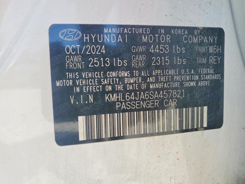 Aukcja sprzedaży 2025 Hyundai Sonata, vin: KMHL64JA6SA457821, numer aukcji: 65884396