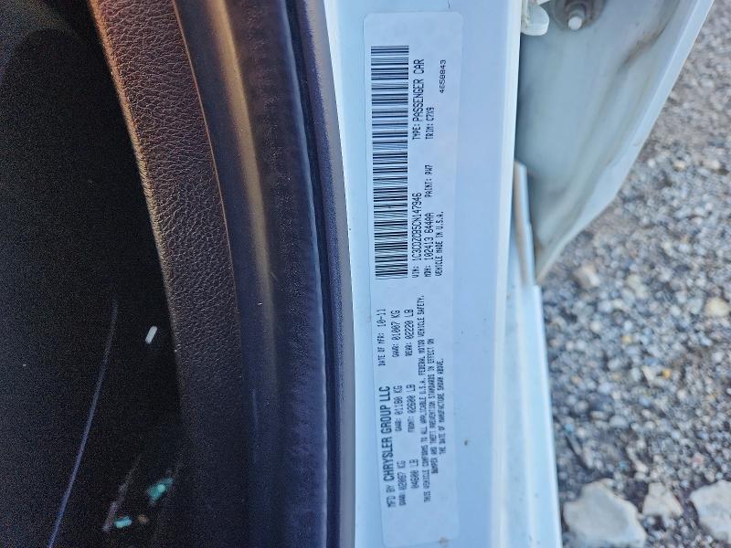 65324086 :رقم المزاد ، 1C3CDZCB5CN147946 vin ، 2012 Dodge Avenger مزاد بيع