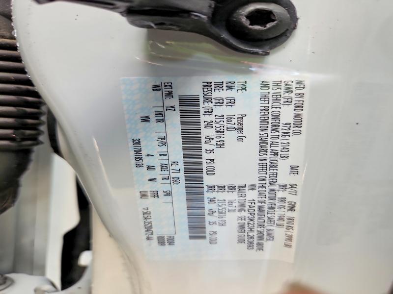 Продажа на аукционе авто 2017 Ford Focus, vin: 1FADP3K23HL263693, номер лота: 63623626