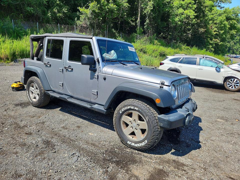 2014 Jeep Wrangler Unlimited მანქანა იყიდება აუქციონზე, vin: 1C4BJWDG7EL120352, აუქციონის ნომერი: 64046836