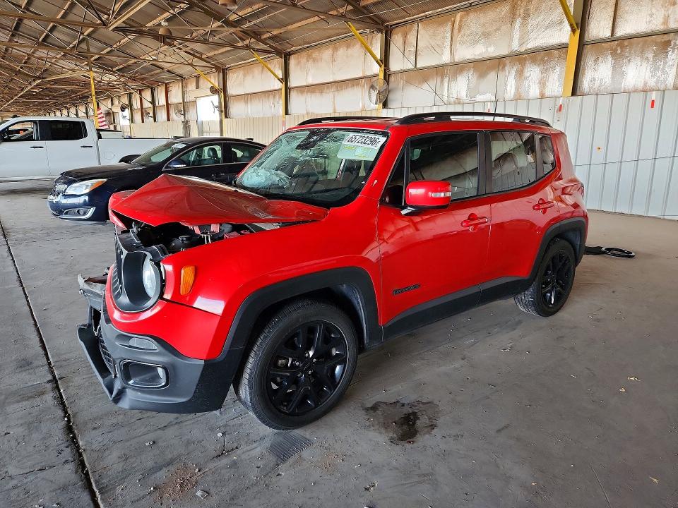 Продаж на аукціоні авто 2018 Jeep Renegade, vin: ZACCJABB5JPH63772, номер лоту: 65723296