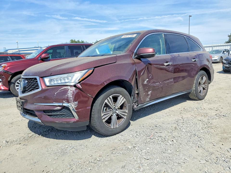 64972156 :رقم المزاد ، 5FRYD3H38HB001366 vin ، 2017 Acura Mdx مزاد بيع