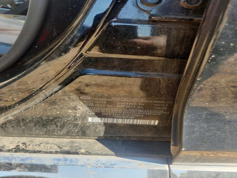 65089966 :رقم المزاد ، 5NPE34AF0FH133862 vin ، 2015 Hyundai Sonata مزاد بيع