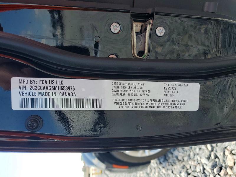 Aukcja sprzedaży 2021 Chrysler 300, vin: 2C3CCAAG6MH653976, numer aukcji: 65462796