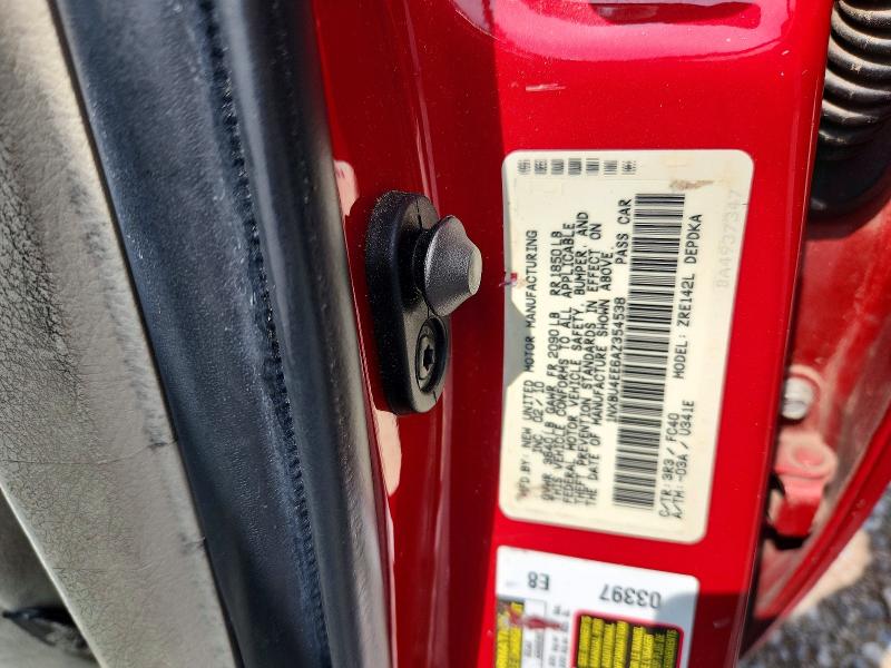 64681896 :رقم المزاد ، 1NXBU4EE6AZ354538 vin ، 2010 Toyota Corolla مزاد بيع