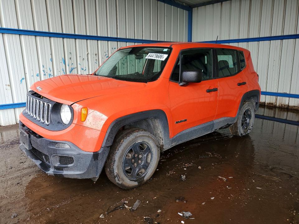 Auction sale of the 2015 Jeep Renegade, vin: ZACCJBATXFPB47573, lot number: 64479686