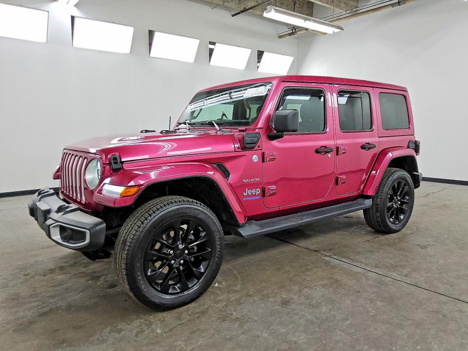 62725866 :رقم المزاد ، 1C4JJXP63MW870395 vin ، 2021 Jeep Wrangler Unlimited مزاد بيع