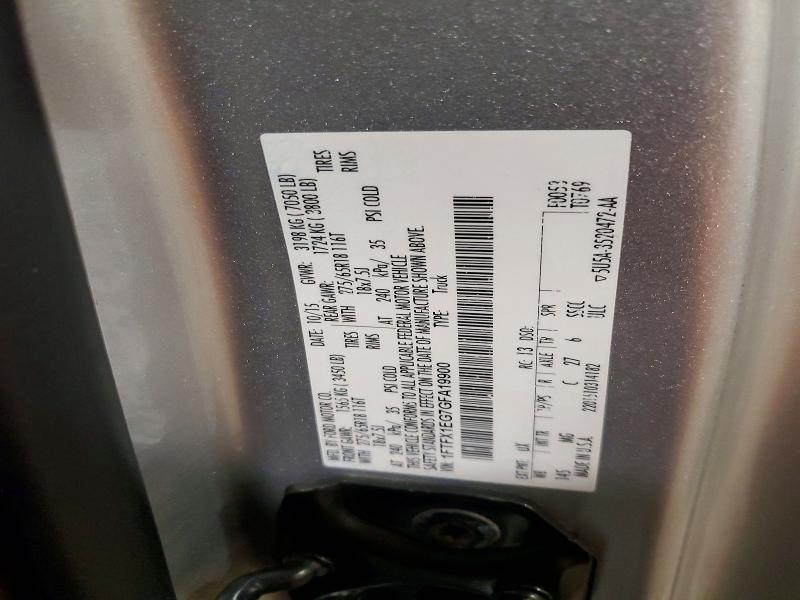 Aukcja sprzedaży 2016 Ford F150, vin: 1FTFX1EG7GFA19900, numer aukcji: 64005536