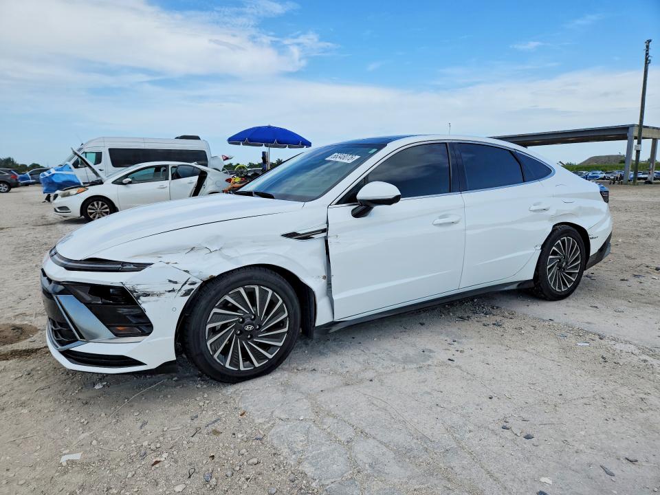 2024 Hyundai Sonata Hybrid მანქანა იყიდება აუქციონზე, vin: KMHL54JJ0RA101846, აუქციონის ნომერი: 66348076