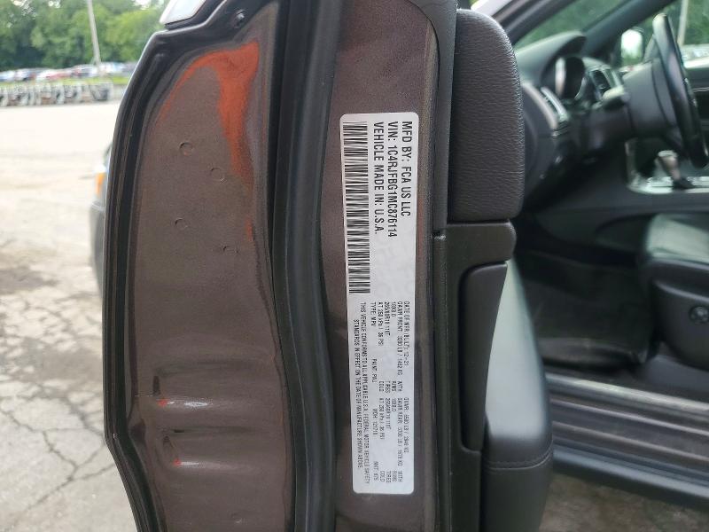 65374596 :رقم المزاد ، 1C4RJFBG1MC876114 vin ، 2021 Jeep Grand Cherokee مزاد بيع