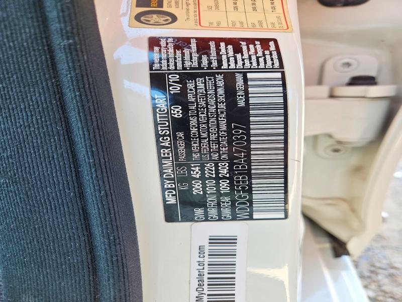 2011 Mercedes-benz C მანქანა იყიდება აუქციონზე, vin: WDDGF5EB1BA470397, აუქციონის ნომერი: 66321836