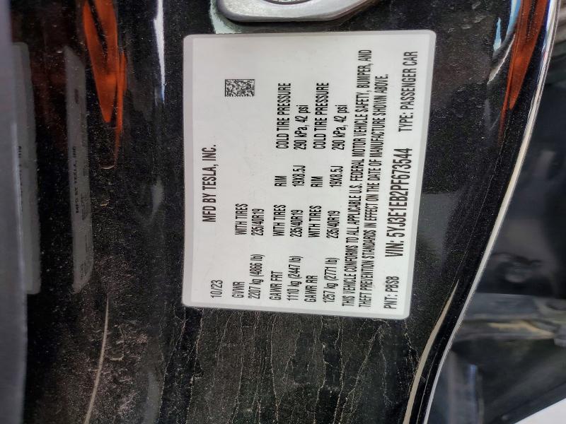 Aukcja sprzedaży 2023 Tesla Model 3, vin: 5YJ3E1EB2PF673544, numer aukcji: 63934966