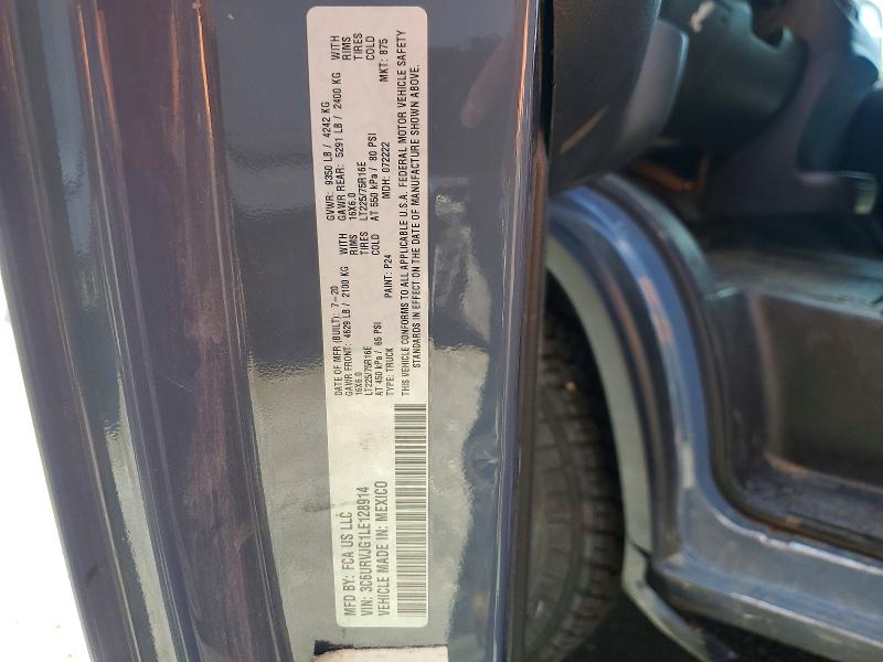 Продажа на аукционе авто 2020 Ram Promaster 3500, vin: 3C6URVJG1LE128914, номер лота: 62262936