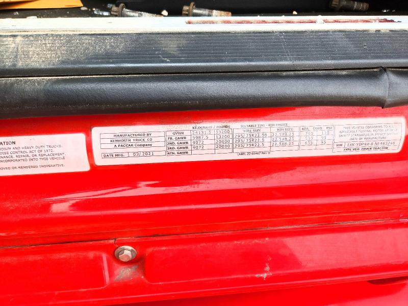 Продажа на аукционе авто 2022 Kenworth T680, vin: 1XKYDP9X8NJ485266, номер лота: 60662486