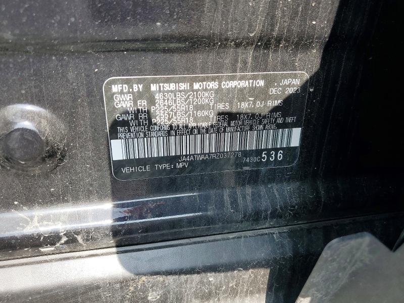 Продажа на аукционе авто 2024 Mitsubishi Eclipse Cross, vin: JA4ATWAA7RZ037278, номер лота: 66201226