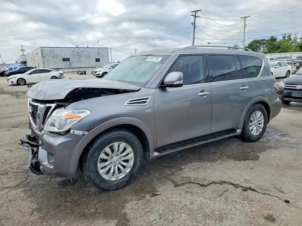 2017 Nissan Armada მანქანა იყიდება აუქციონზე, vin: JN8AY2NC5H9510044, აუქციონის ნომერი: 65937736