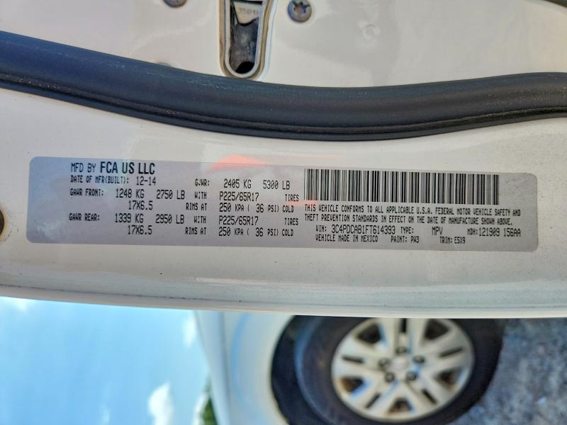 65646786 :رقم المزاد ، 3C4PDCAB1FT614393 vin ، 2015 Dodge Journey مزاد بيع