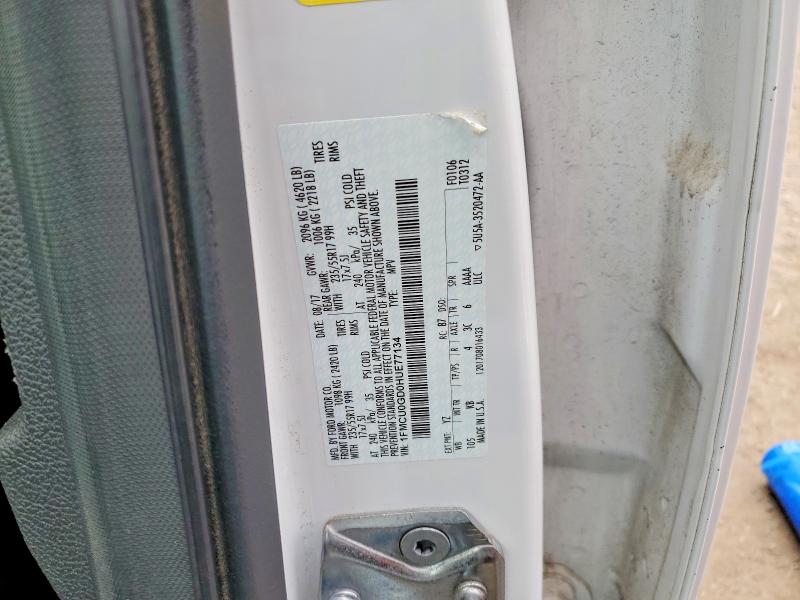 64693866 :رقم المزاد ، 1FMCU0GD0HUE77134 vin ، 2017 Ford Escape مزاد بيع