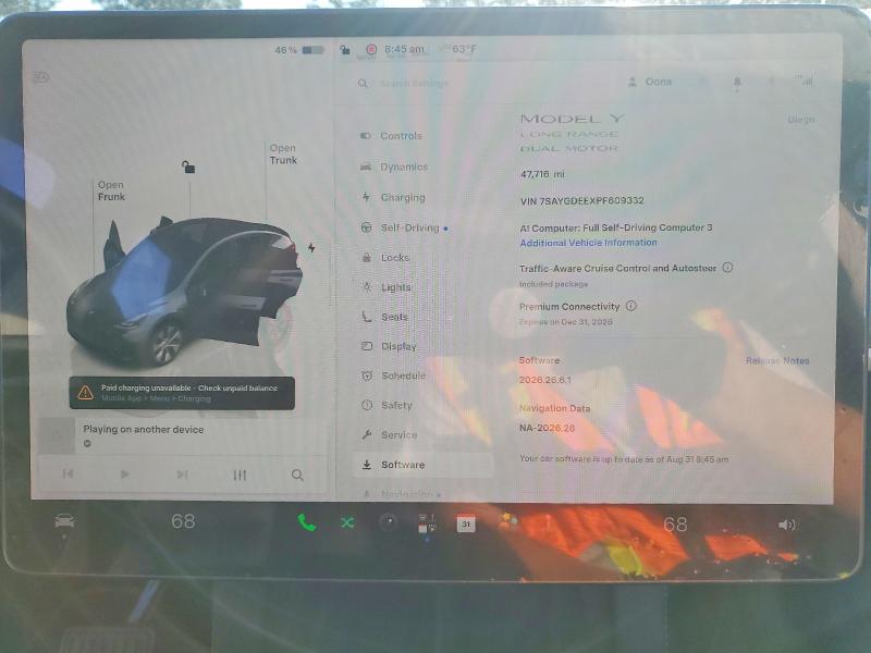 Aukcja sprzedaży 2023 Tesla Model Y, vin: 7SAYGDEEXPF609332, numer aukcji: 64440186