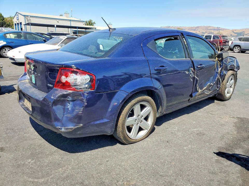 66312636 :رقم المزاد ، 1C3CDZCB8DN660741 vin ، 2013 Dodge Avenger مزاد بيع