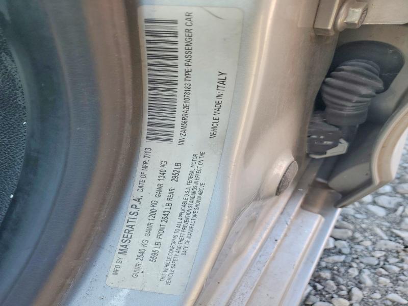 Продажа на аукционе авто 2014 Maserati Quattroporte, vin: ZAM56RRA2E1078183, номер лота: 63600356