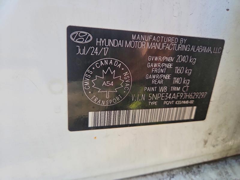 Aukcja sprzedaży 2018 Hyundai Sonata, vin: 5NPE34AF9JH629297, numer aukcji: 66924176