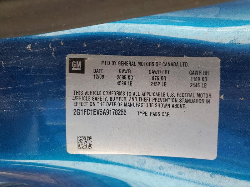 Продажа на аукционе авто 2010 Chevrolet Camaro, vin: 2G1FC1EV5A9178255, номер лота: 65432336