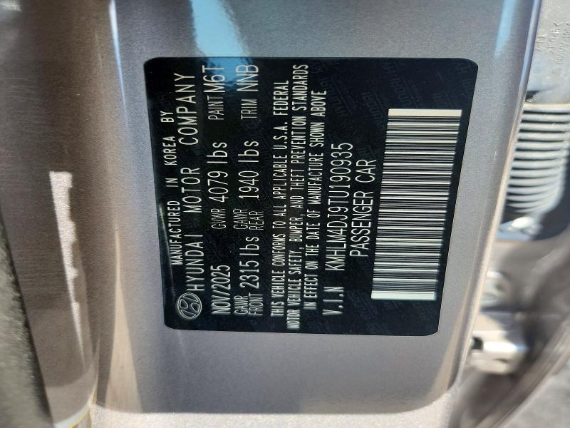 Aukcja sprzedaży 2026 Hyundai Elantra Hybrid, vin: KMHLM4DJ9TU190935, numer aukcji: 65577396