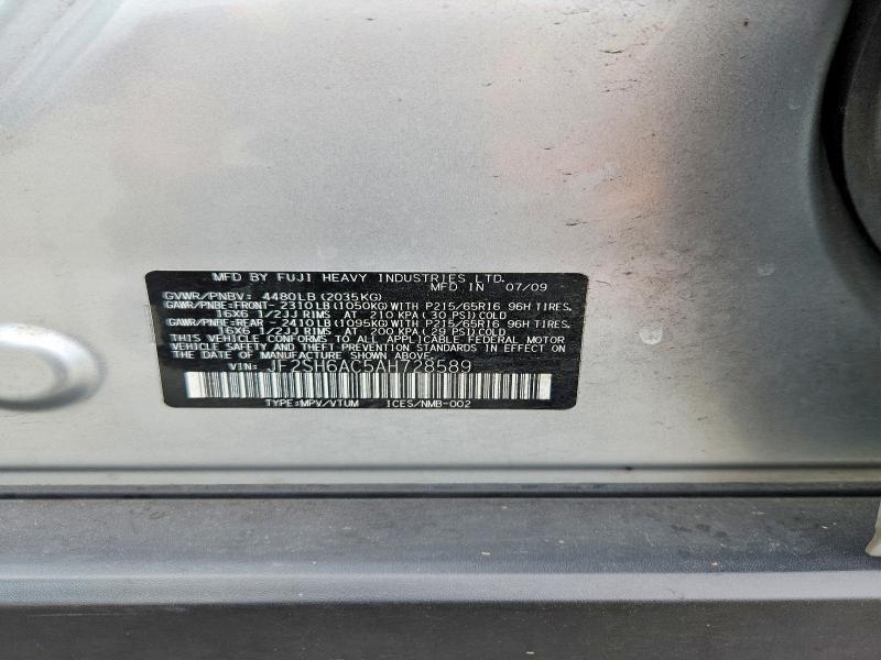 Продажа на аукционе авто 2010 Subaru Forester, vin: JF2SH6AC5AH728589, номер лота: 64332386