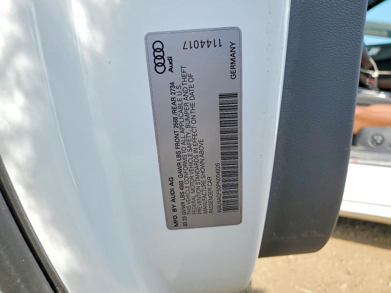 Продажа на аукционе авто 2023 Audi A5, vin: WAU4AGF50PN004926, номер лота: 64954866