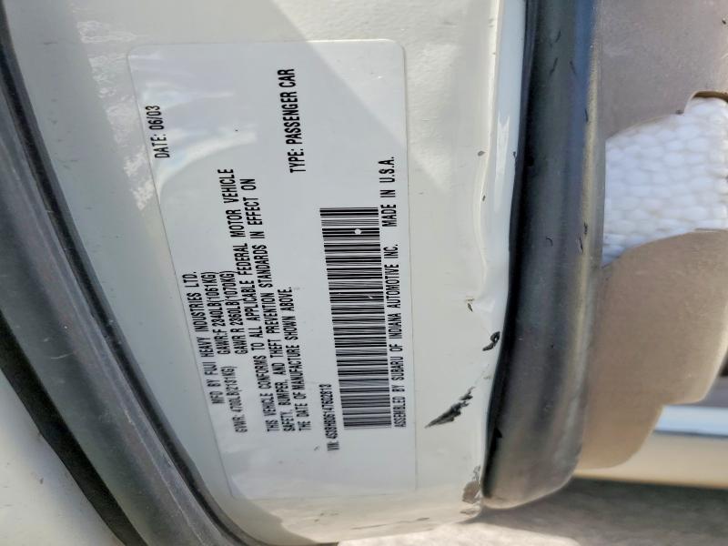 Продажа на аукционе авто 2004 Subaru Legacy, vin: 4S3BH806147602813, номер лота: 65351746