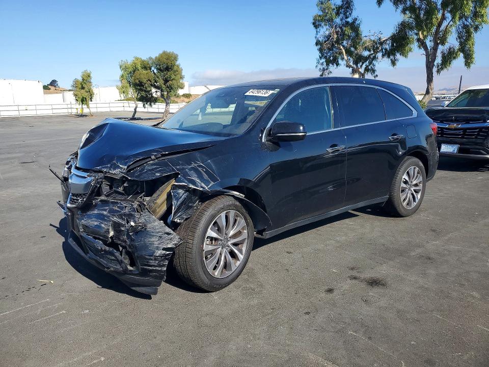 64296136 :رقم المزاد ، 5FRYD4H46GB055780 vin ، 2016 Acura Mdx مزاد بيع