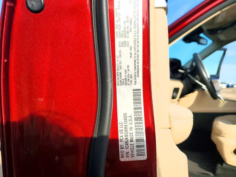 Продажа на аукционе авто 2021 Jeep Grand Cherokee, vin: 1C4RJKBGXM8134029, номер лота: 65725476