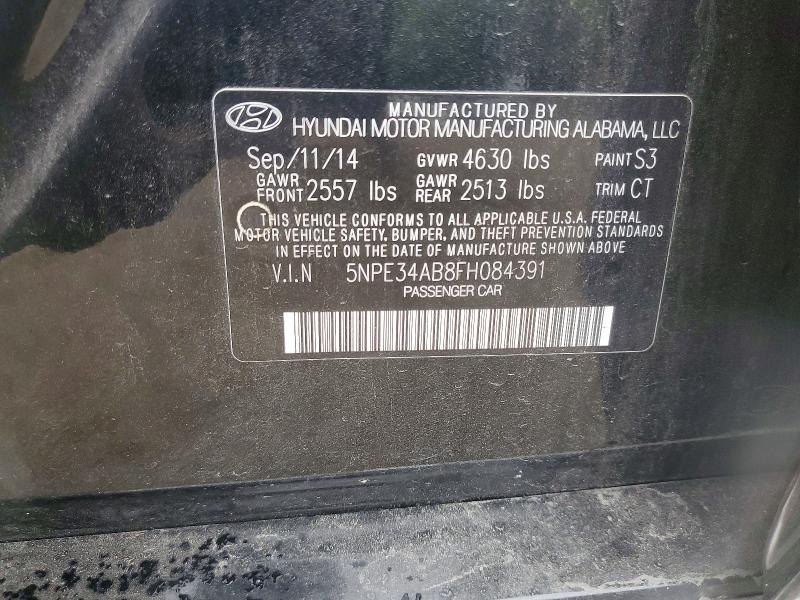 Продажа на аукционе авто 2015 Hyundai Sonata, vin: 5NPE34AB8FH084391, номер лота: 65801856