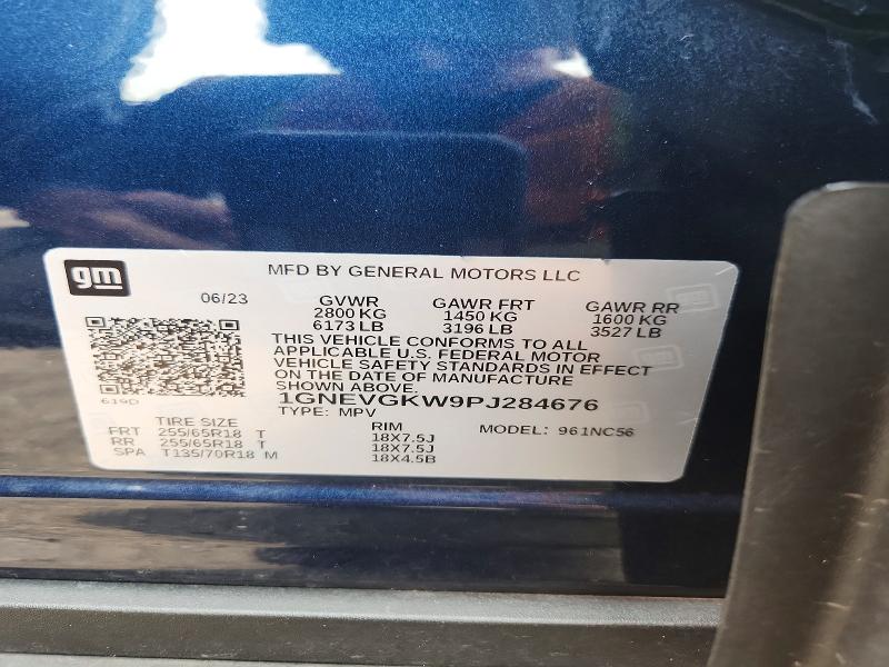 Aukcja sprzedaży 2023 Chevrolet Traverse, vin: 1GNEVGKW9PJ284676, numer aukcji: 64844366