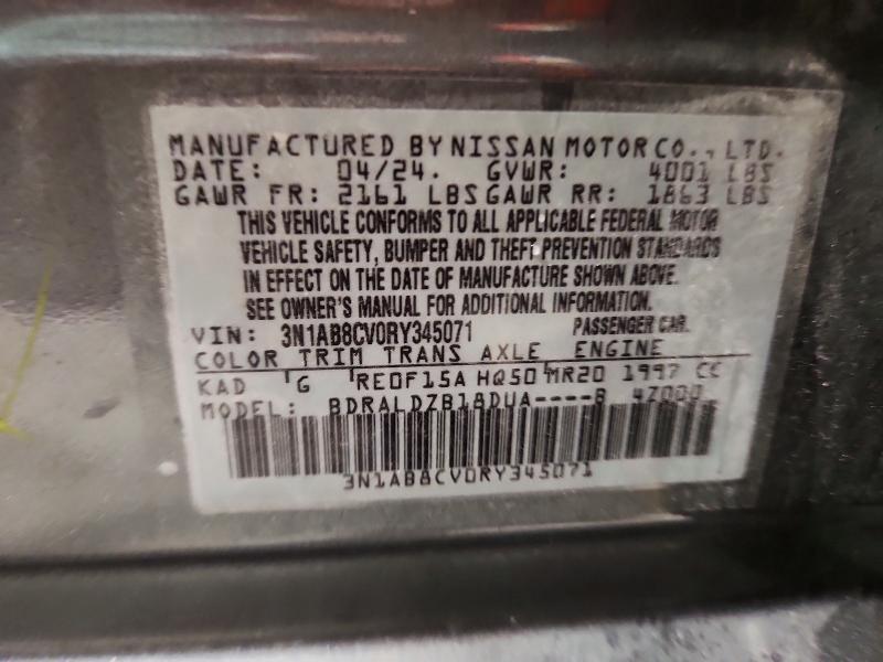 Продажа на аукционе авто 2024 Nissan Sentra, vin: 3N1AB8CV0RY345071, номер лота: 65139426