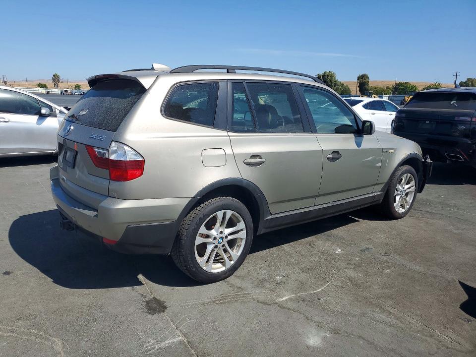 2007 Bmw X3 მანქანა იყიდება აუქციონზე, vin: WBXPC93417WF21637, აუქციონის ნომერი: 62359536