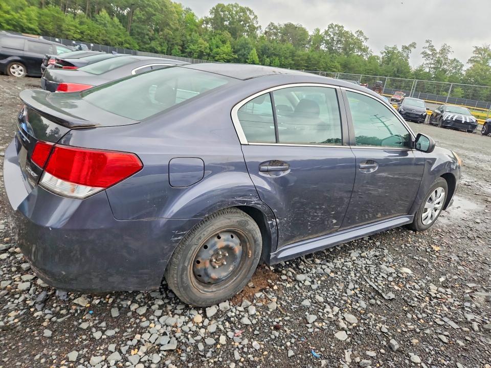 2011 Subaru Legacy მანქანა იყიდება აუქციონზე, vin: 4S3BMBA68B3240393, აუქციონის ნომერი: 63468616